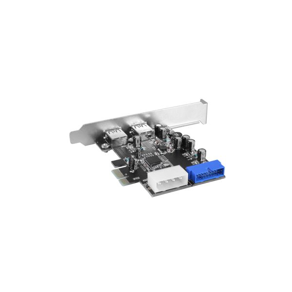 Vantec 4-Port SuperSpeed USB 3.0 PCIe Host Card with Internal 20-Pin Connector (UGT-PC345)