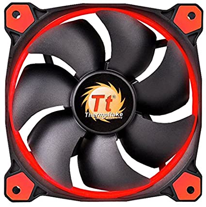 Thermaltake Riing 140 mm High Static Pressure LED Radiator Fan (Red)