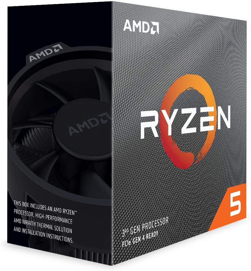 AMD Ryzen 5 3600 Desktop Processor with Wraith Stealth Cooler (100-100000031BOX)