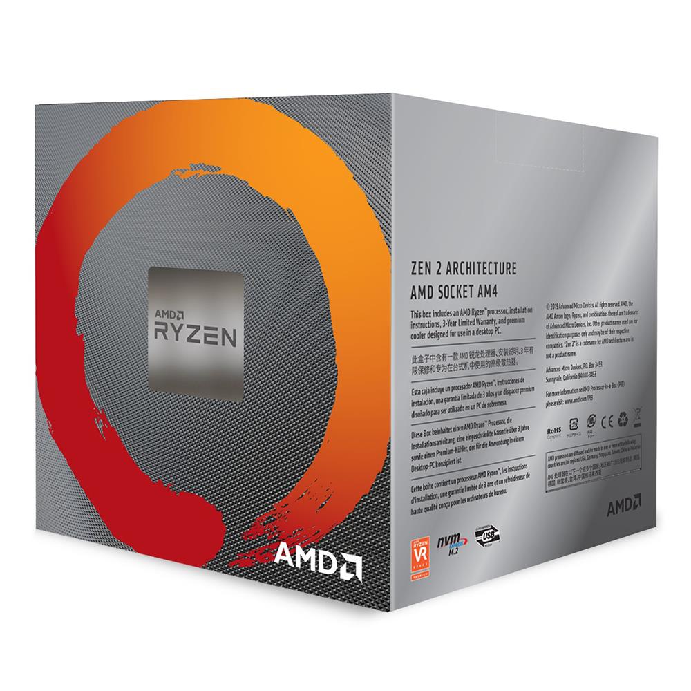 AMD Ryzen 7 3700X Desktop Processor with Wraith Prism Cooler (100-100000071BOX)