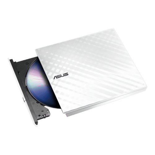 ASUS 8x External DVD/RW Slim Drive (SDRW-08D2S-U) (White)