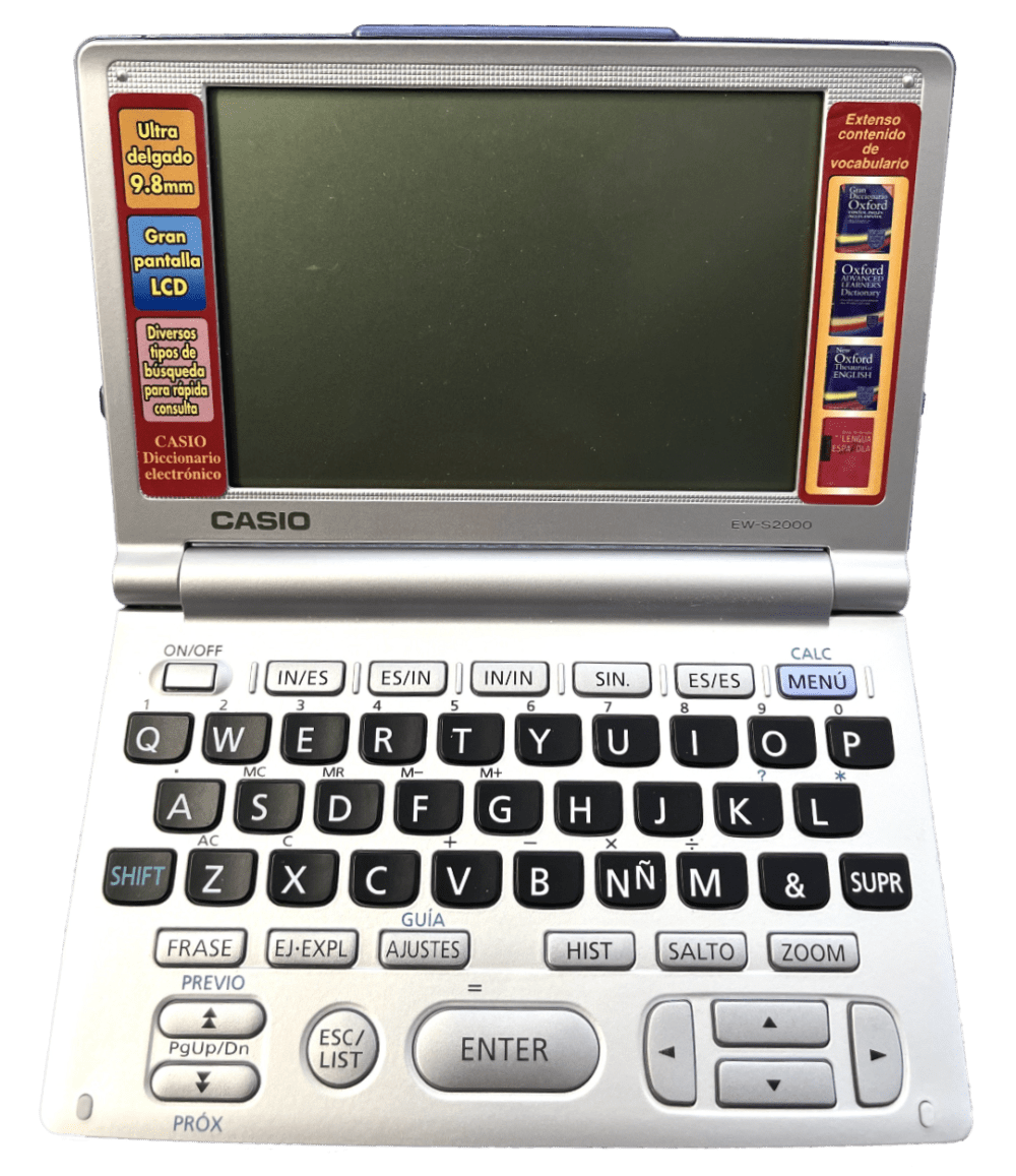 Casio EW-S2000 Spanish-English Electronic Dictionary