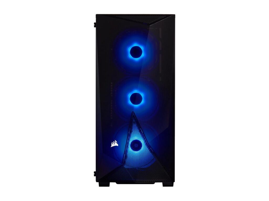 CORSAIR Carbide Series SPEC-DELTA RGB Tempered Glass Mid-Tower ATX Gaming Case (Black) (CC-9011166-WW)
