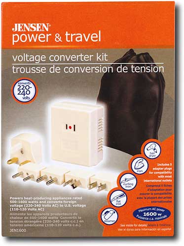 Jensen Power & Travel Voltage Converter Kit (JEN 1600)