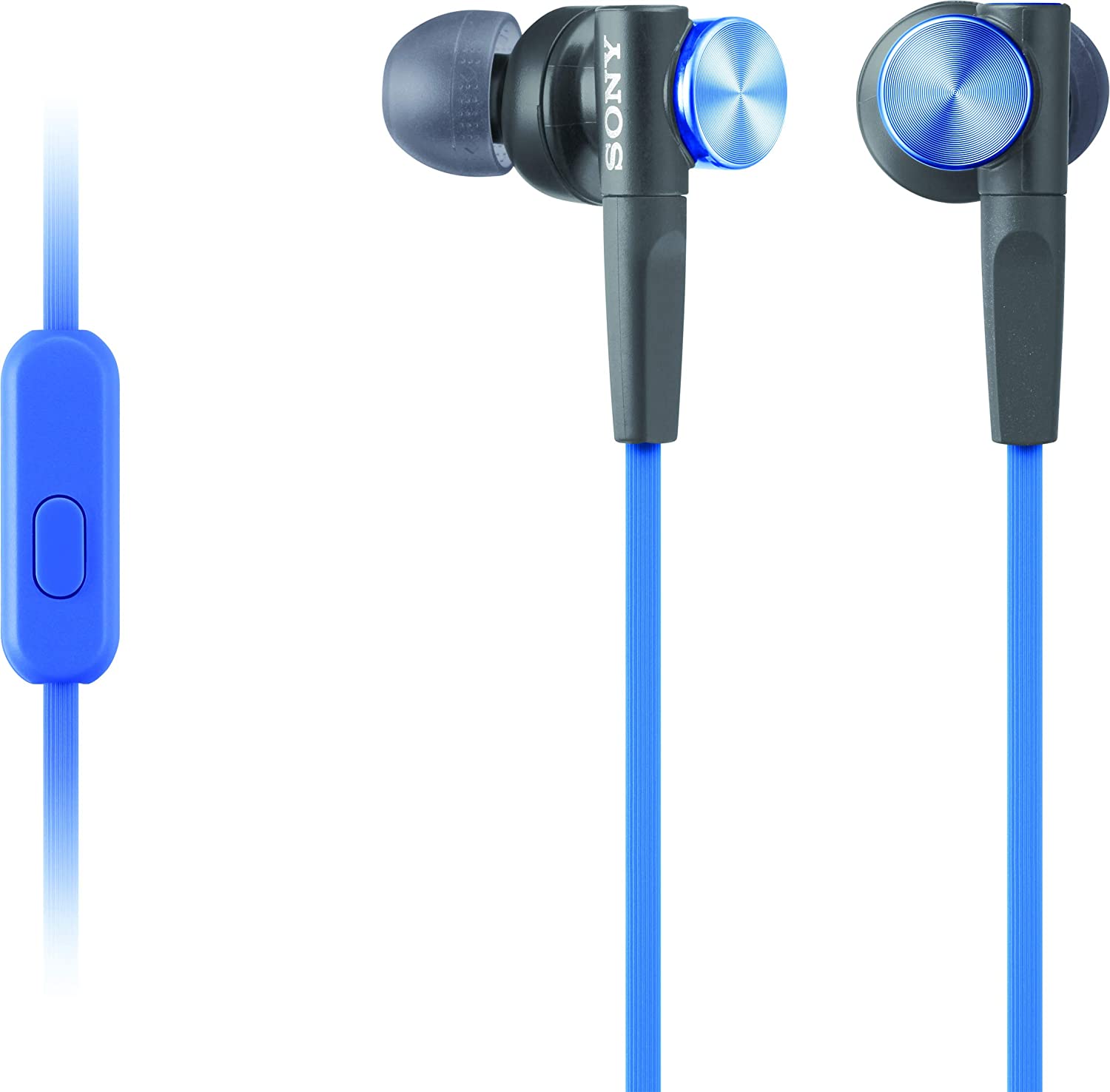 Sony MDR-XB50AP Extra Bass In-Ear Headphones/Earbuds (Blue)