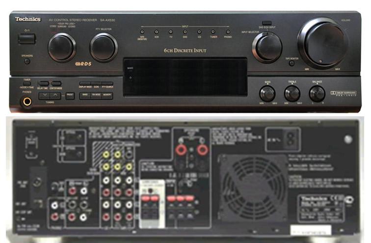 Technics SA-AX530 5.1 Channel AV Control Stereo Receiver