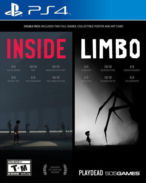 INSIDE + LIMBO Double Pack for PS4