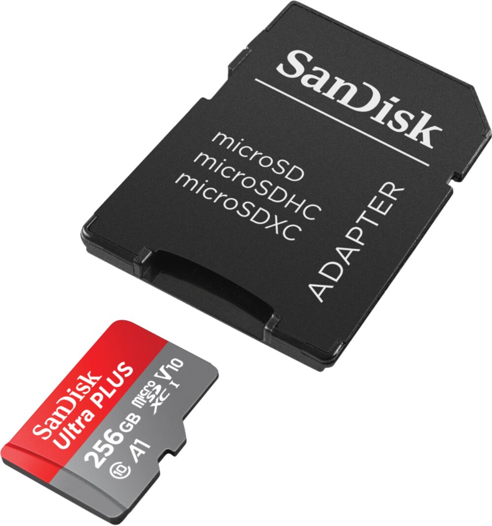 SanDisk Ultra PLUS 256 GB microSDXC UHS-I Memory Card