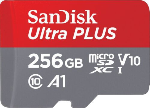 SanDisk Ultra PLUS 256 GB microSDXC UHS-I Memory Card