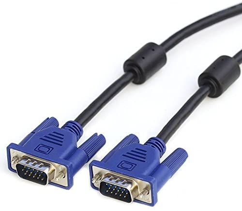 6′ 15-Pin Male to Male VGA Monitor Cable