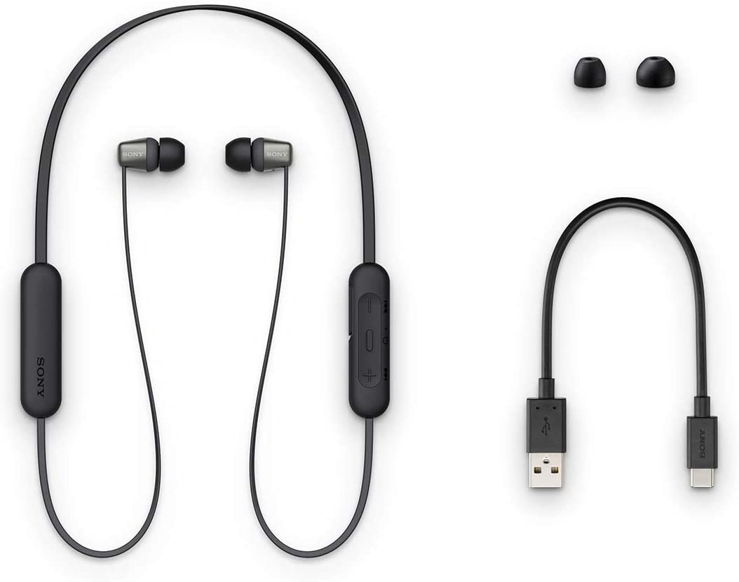 Sony WI-C310 Wireless In-Ear Headphones (Black)