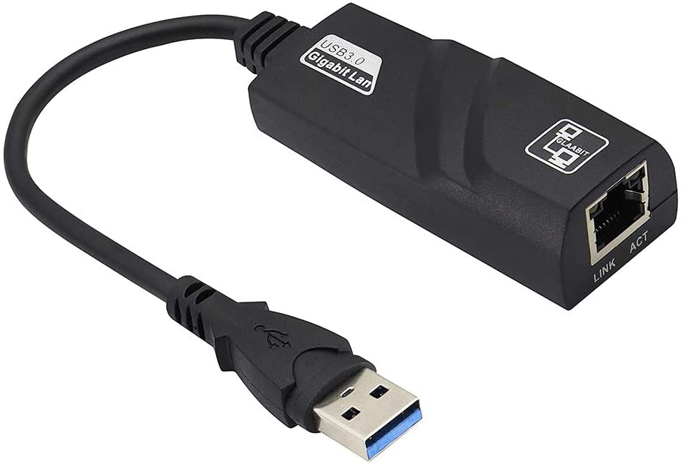 USB 3.0 to RJ45 LAN Gigabits Ethernet Adapter for 10/100/1000 Mbps Networks