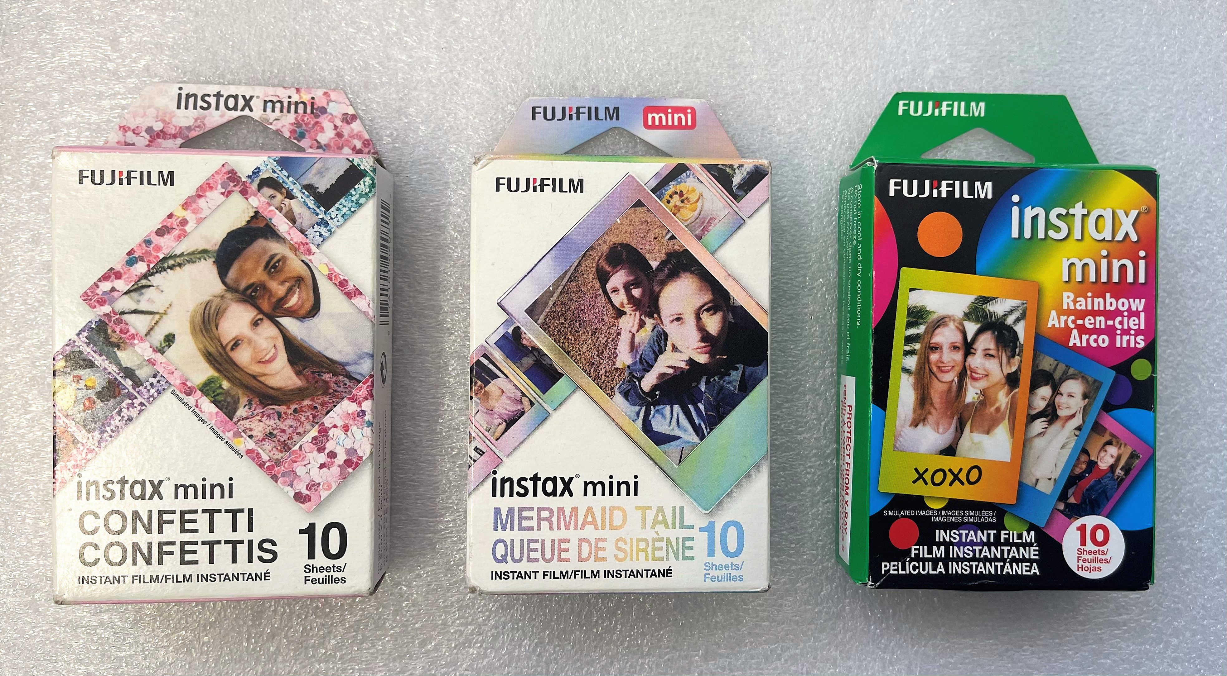 Fujifilm INSTAX Mini Film (Confetti, Mermaid Tail or Rainbow)
