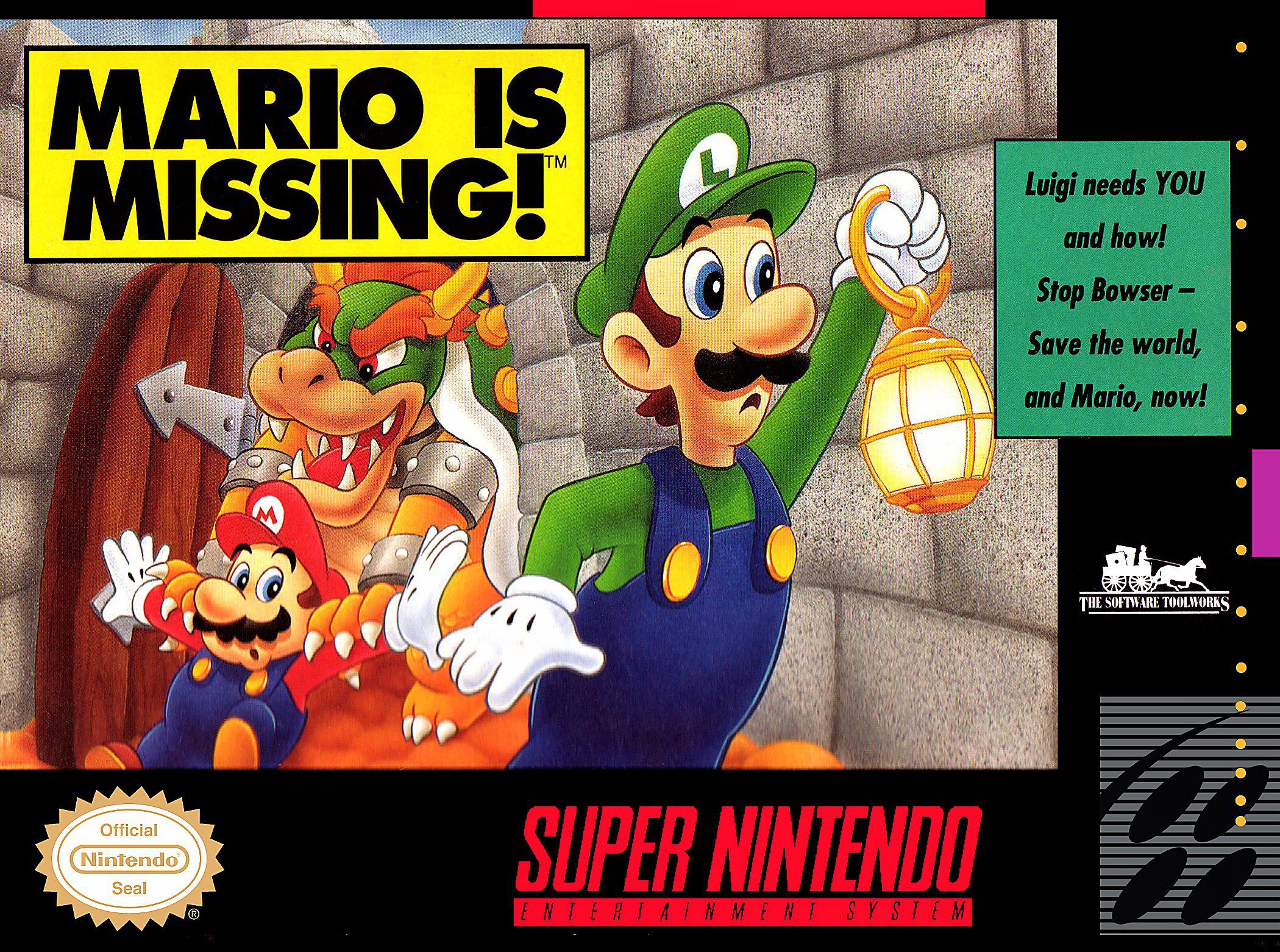 Mario is Missing! for Super Nintendo Entertainment System (SNES)