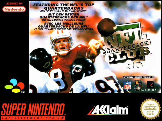 NFL Quarterback Club 96 for Super Nintendo Entertainment System (SNES)