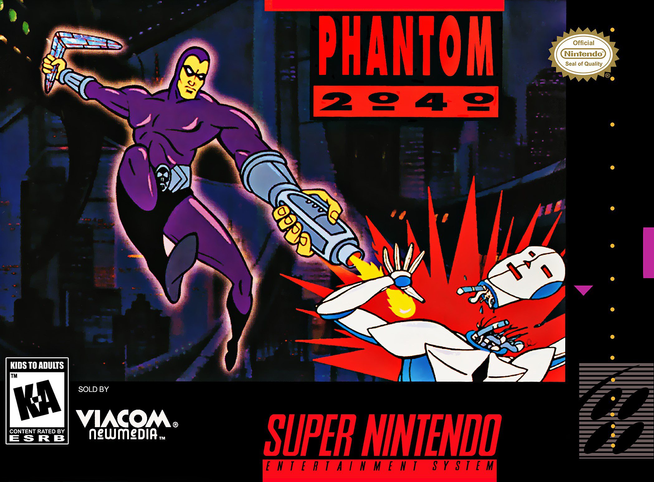 Phantom 2040 for Super Nintendo Entertainment System (SNES)