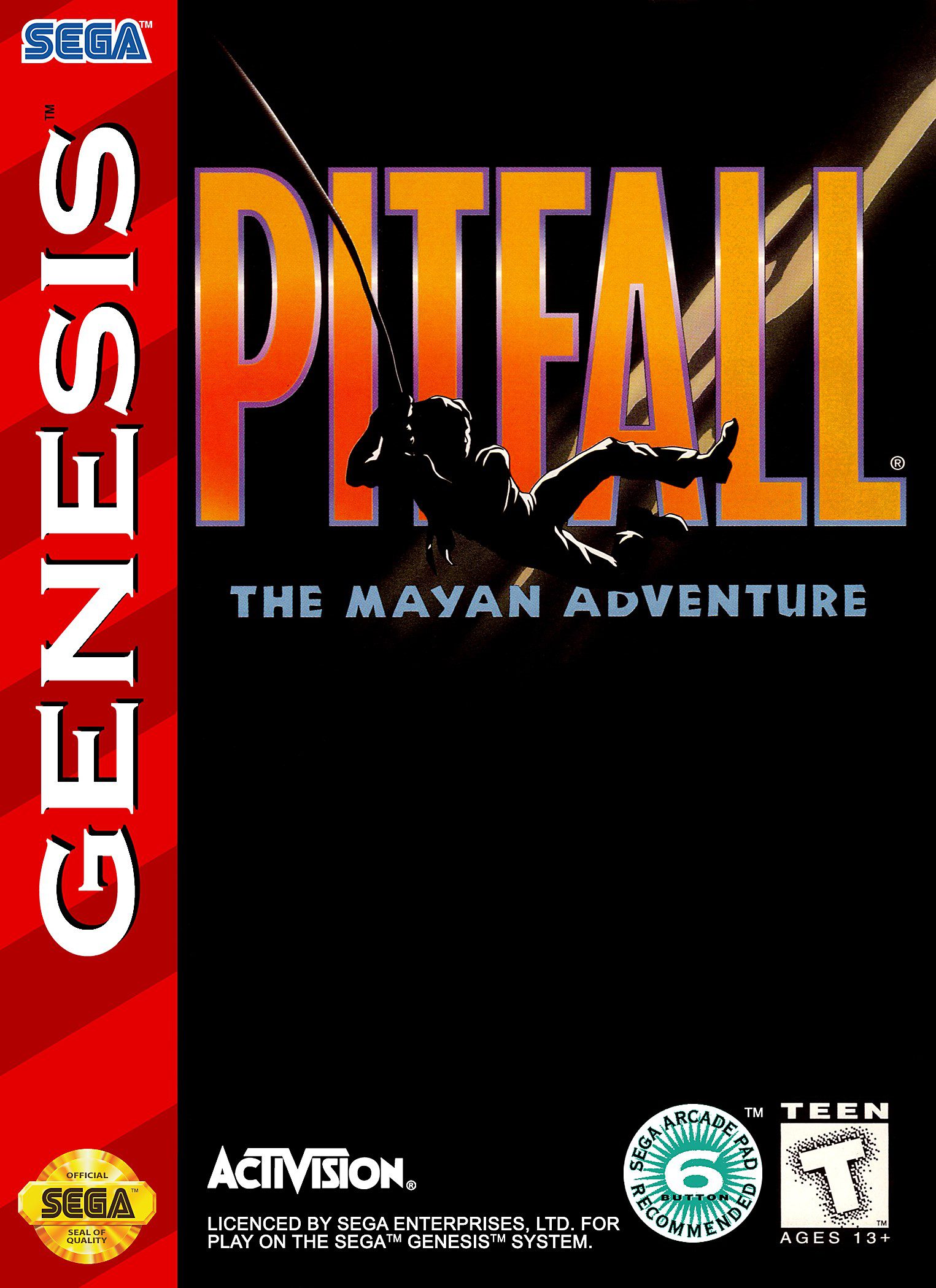 Pitfall: The Mayan Adventure for Sega Genesis