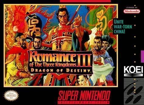 Romance of the Three Kingdoms III: Dragon of Destiny for Super Nintendo Entertainment System (SNES)