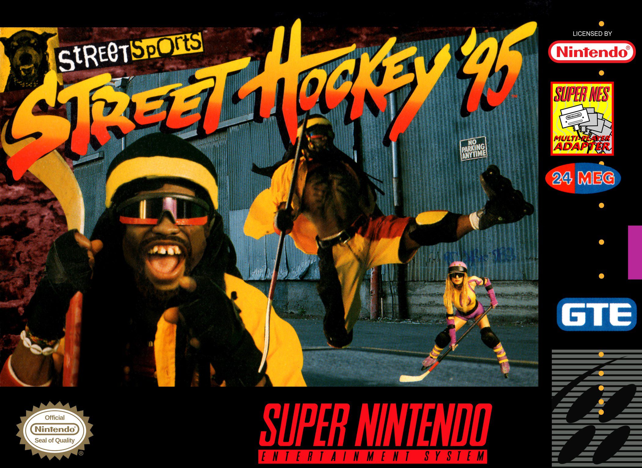 Street Hockey '95 for Super Nintendo Entertainment System (SNES)