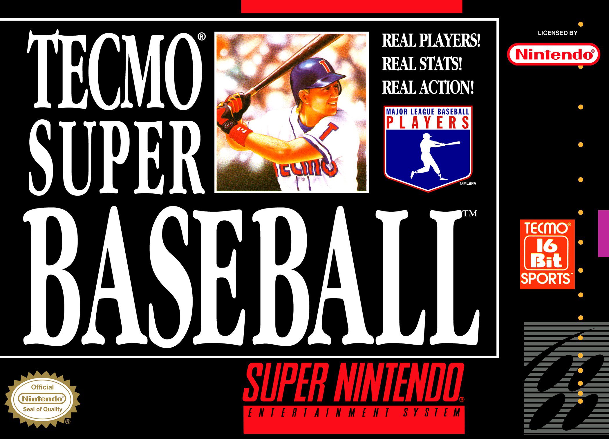 Tecmo Super Baseball for Super Nintendo Entertainment System (SNES)
