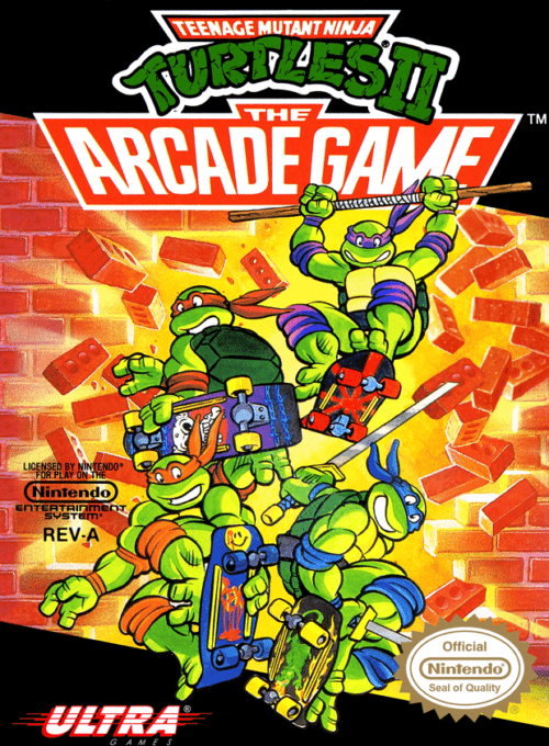Teenage Mutant Ninja Turtles II: The Arcade Game for Nintendo Entertainment System (NES)