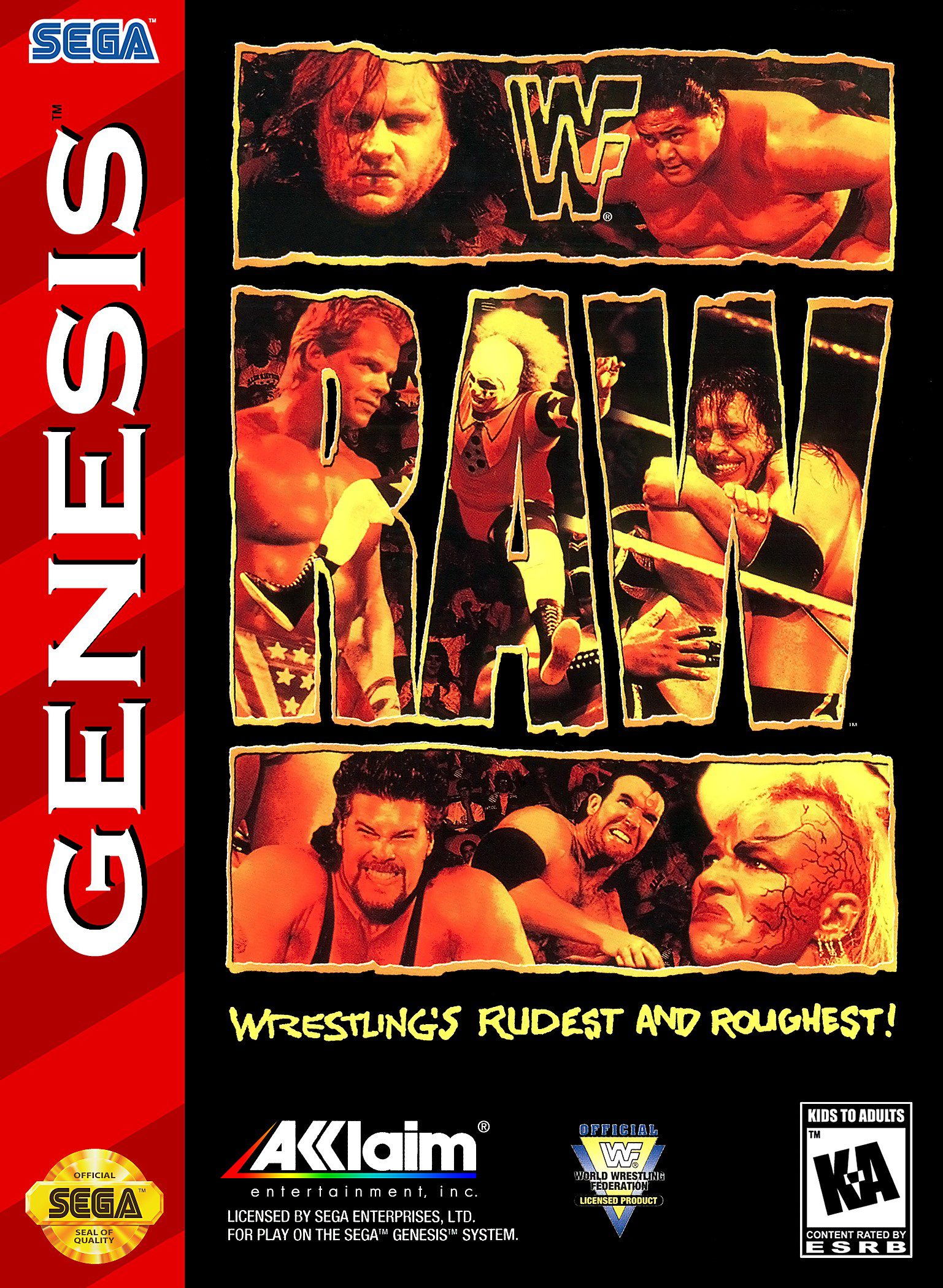 WWF Raw for Sega Genesis