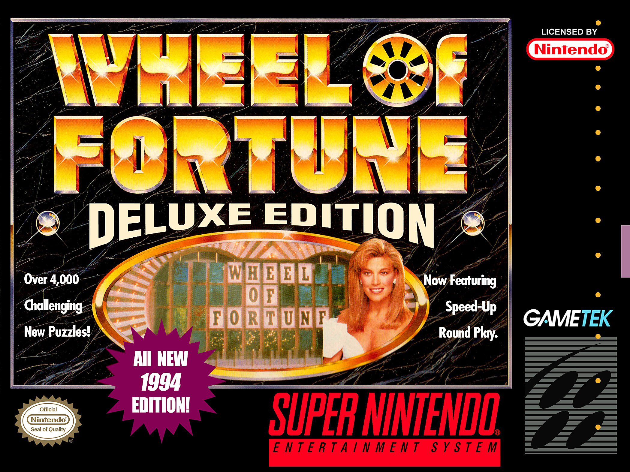 Wheel of Fortune (Deluxe Edition) for Super Nintendo Entertainment System (SNES)