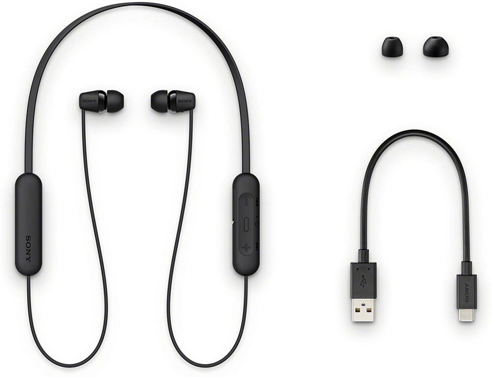 Sony WI-C200 Wireless In-Ear Headphones (Black)