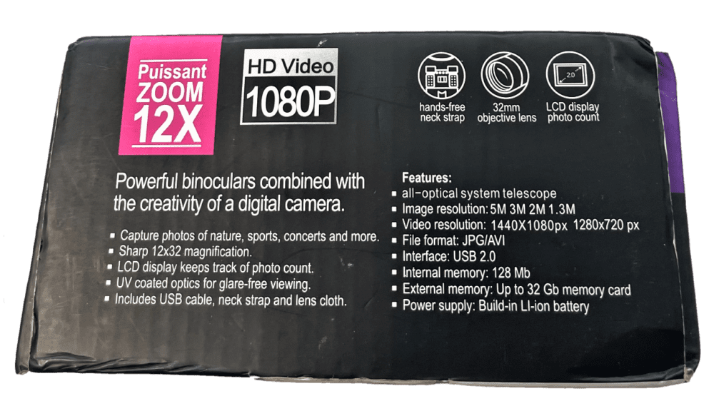Digital Camera Binoculars