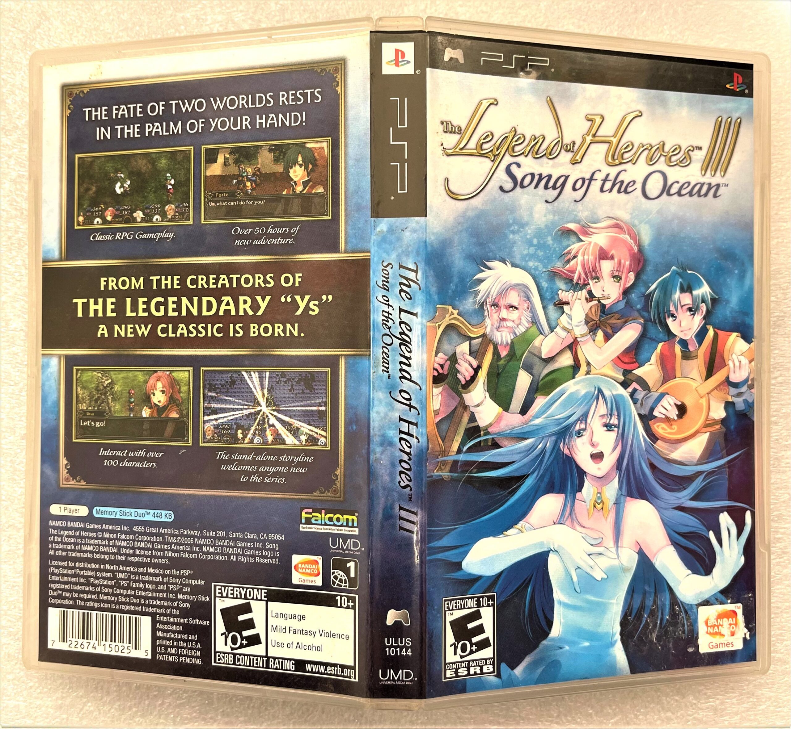 The Legend of Heroes III: Song of the Ocean for PSP