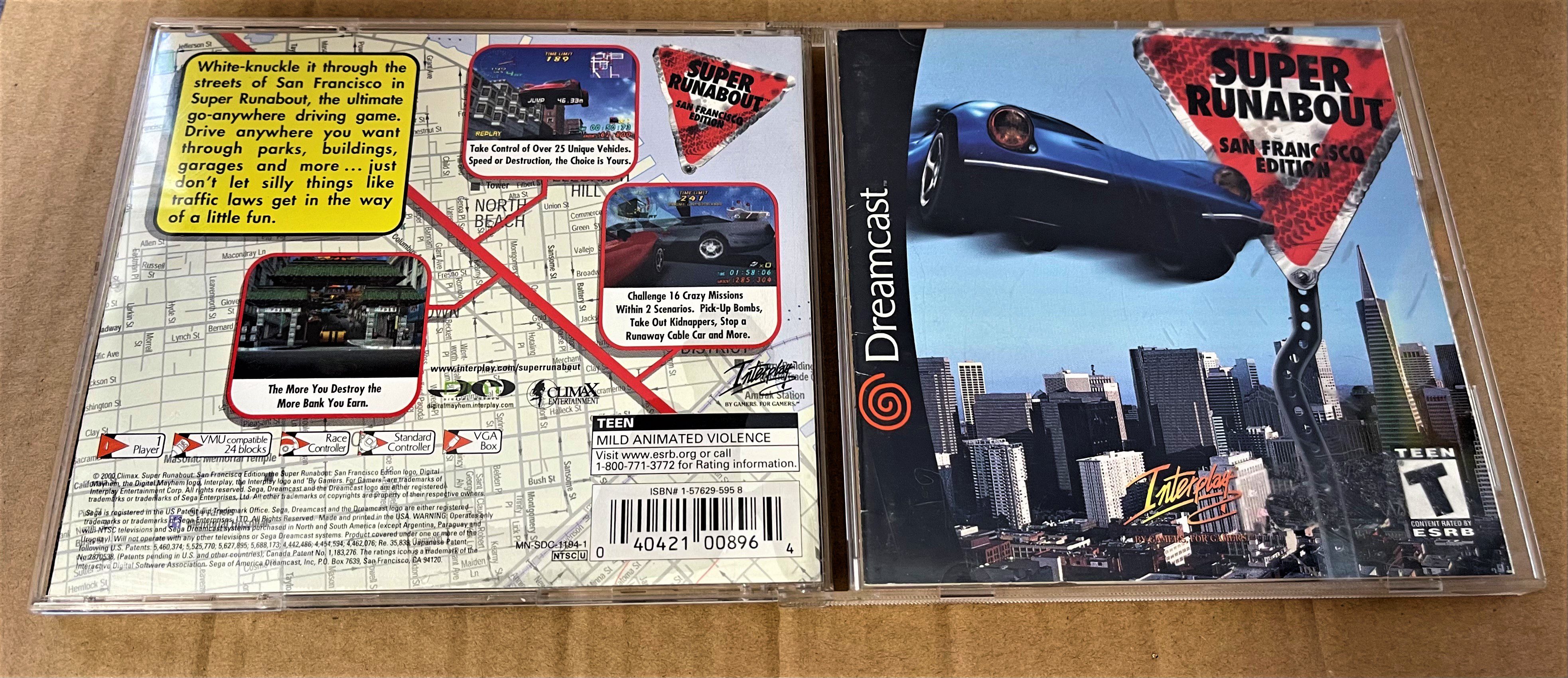 Super Runabout (San Francisco Edition) for Sega Dreamcast