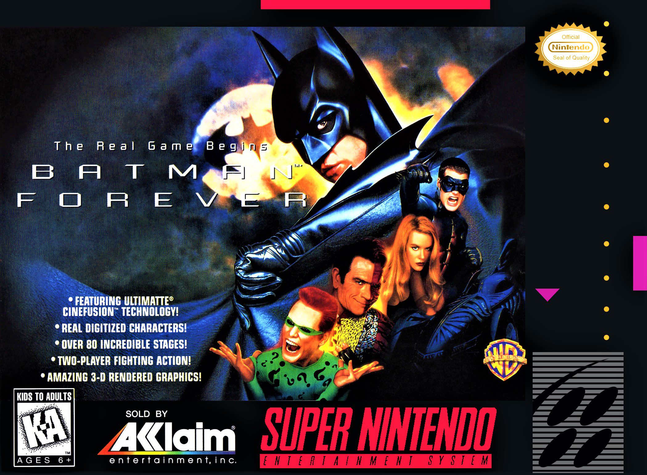Batman Forever for Super Nintendo Entertainment System (SNES)