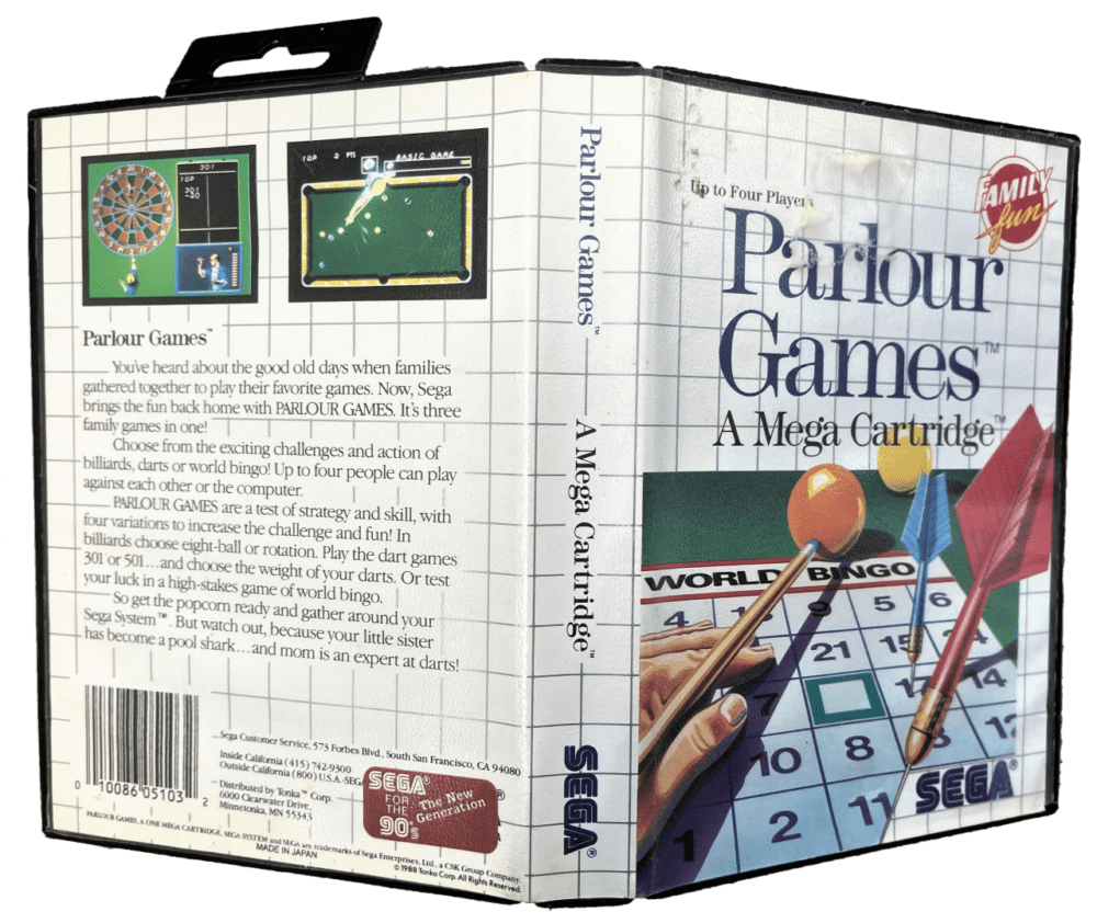 Parlour Games for Sega Master System