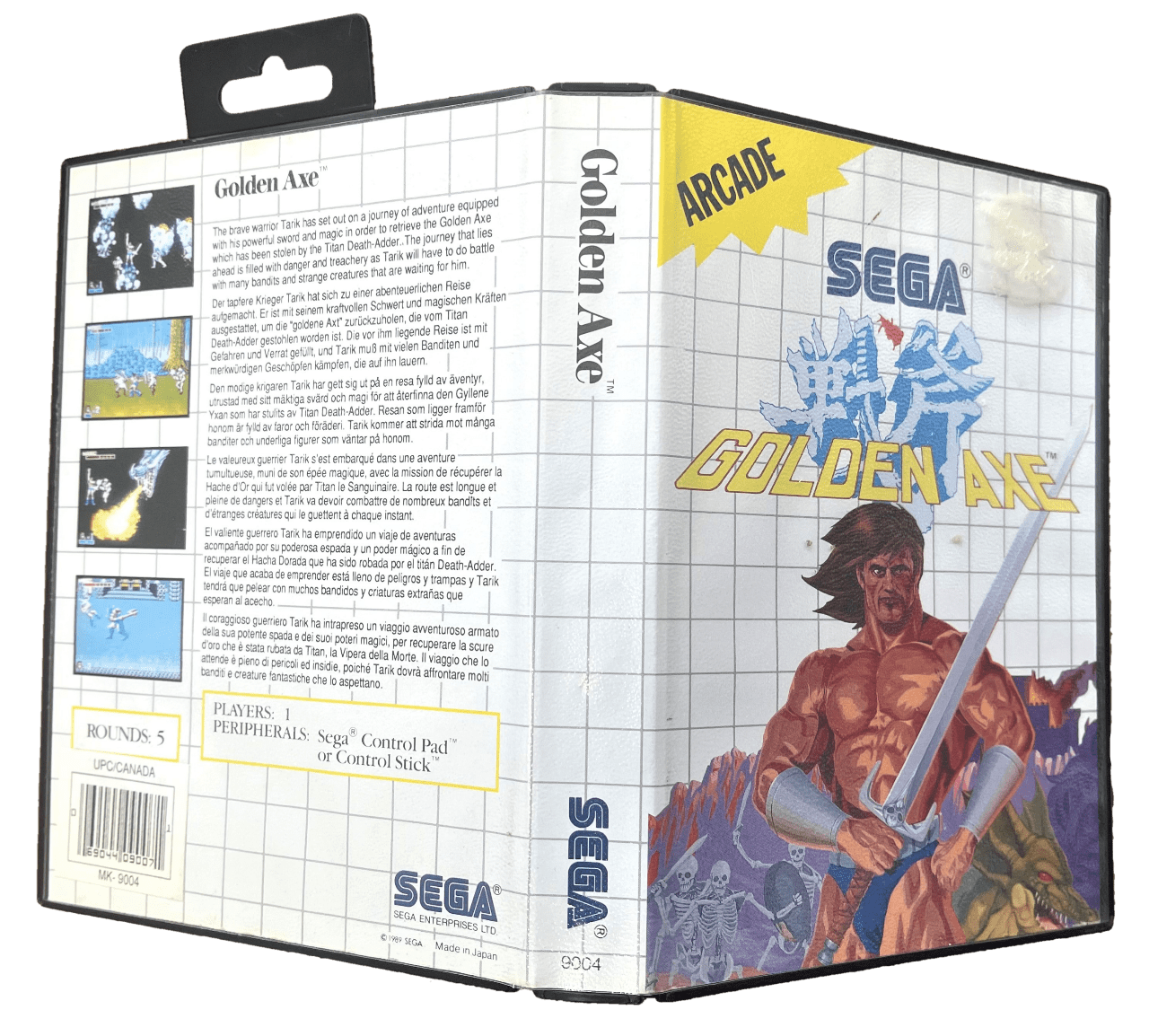 Golden Axe for SEGA Master System (USED Video Game)