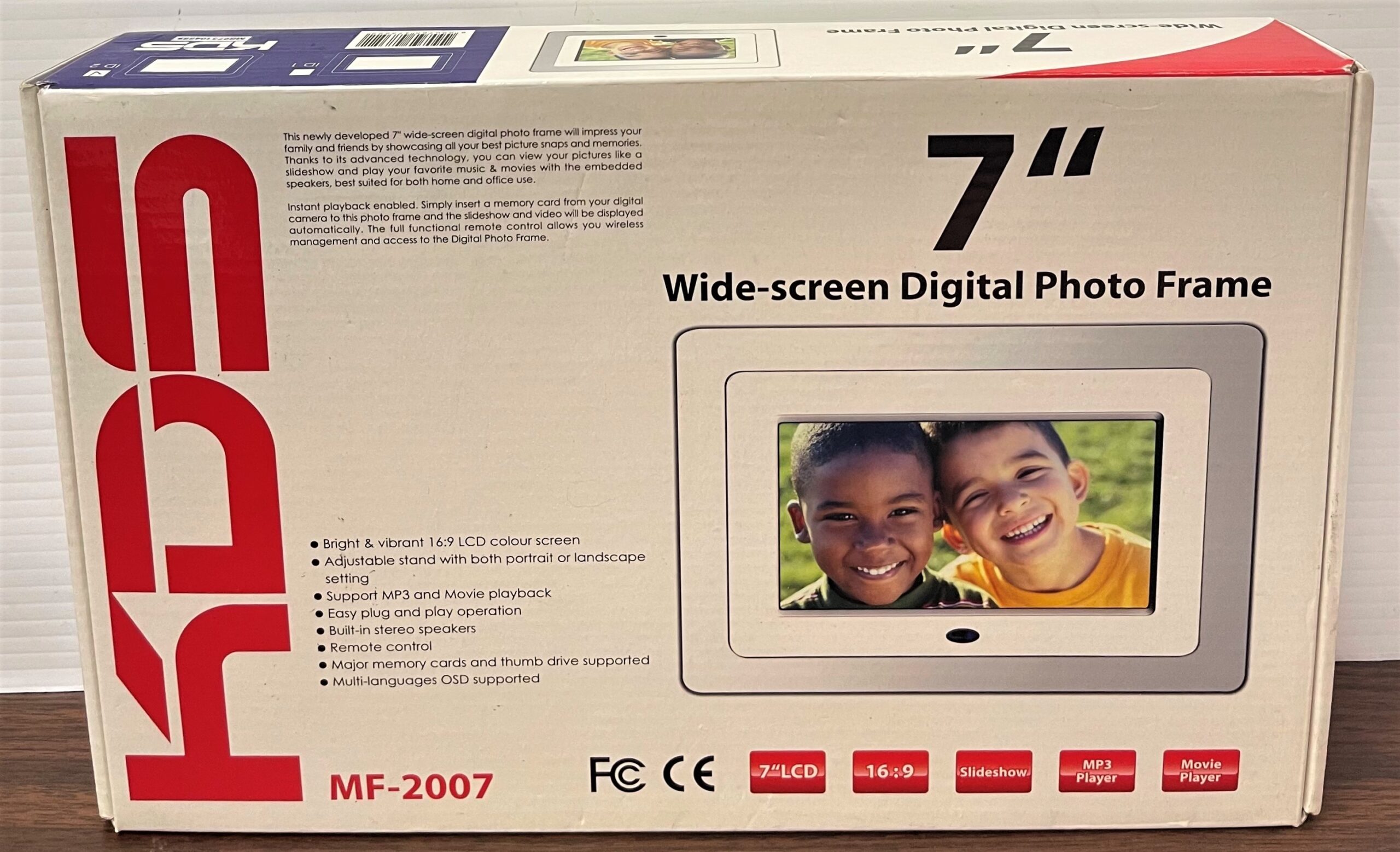 KDS 7″ Wide-screen Digital Photo Frame (MF-2007)