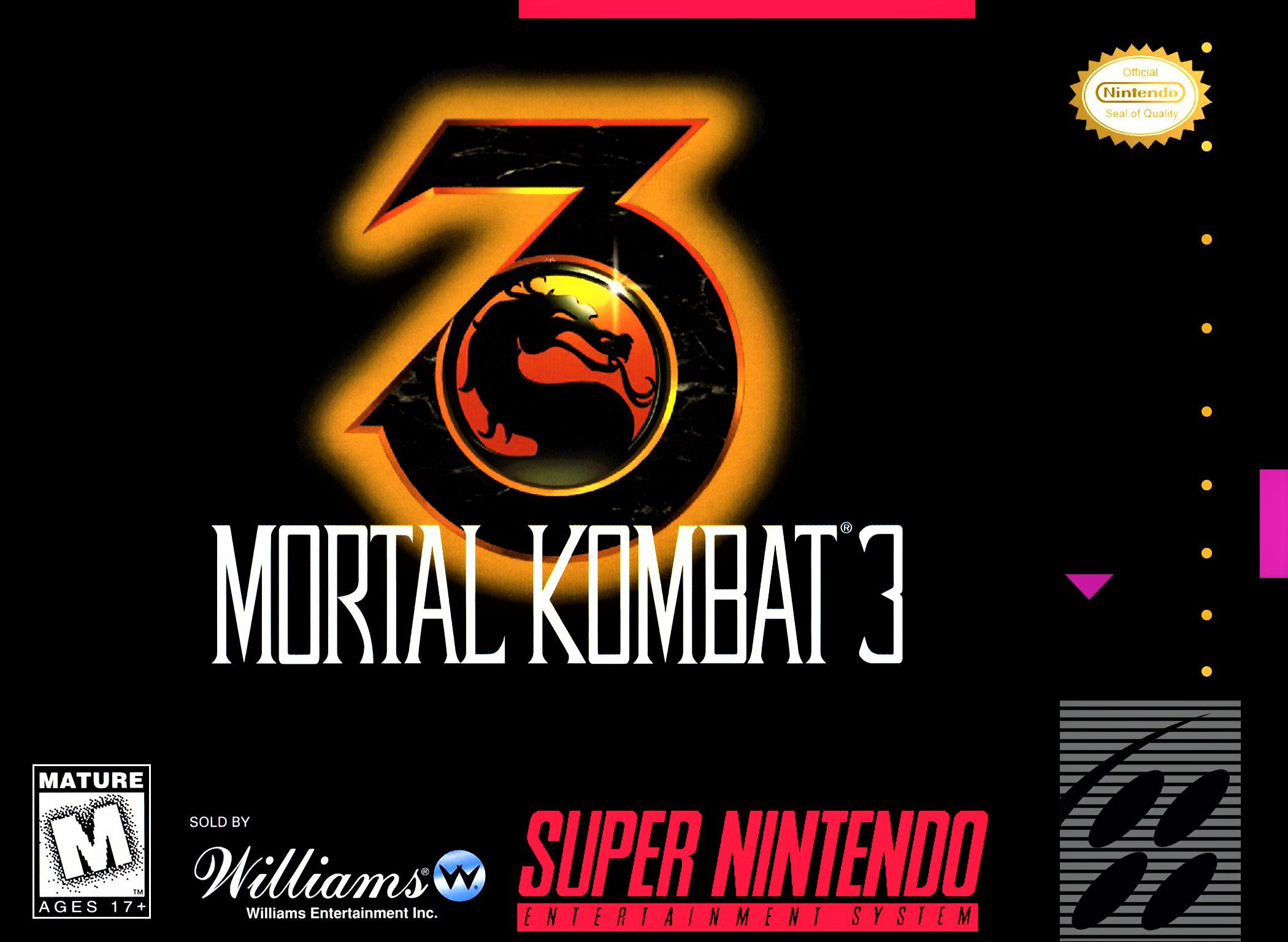 Mortal Kombat 3 for Super Nintendo Entertainment System (SNES)