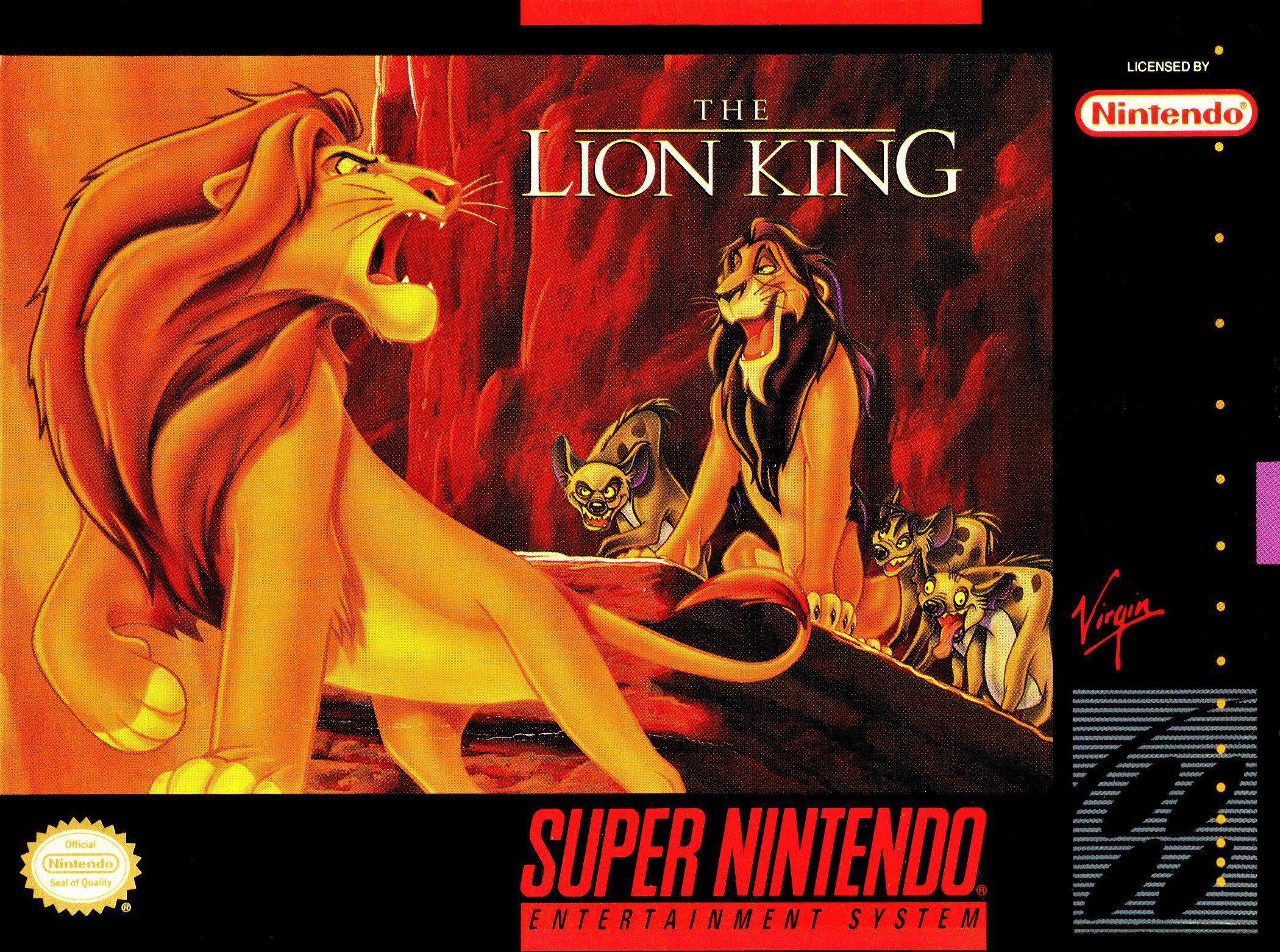 The Lion King for Super Nintendo Entertainment System (SNES)