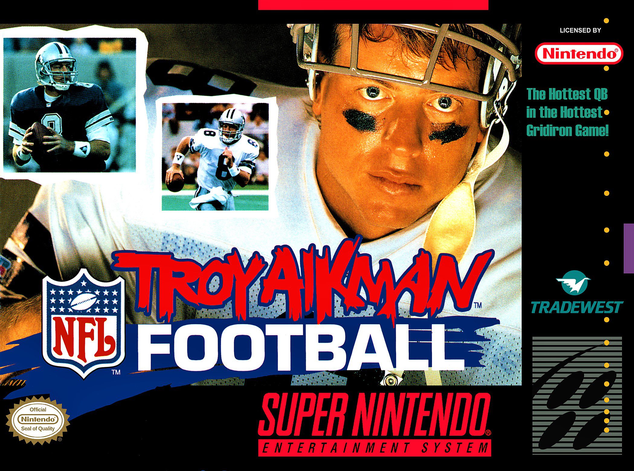 Troy Aikman NFL Football for Super Nintendo Entertainment System (SNES)