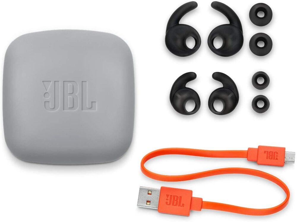 JBL Reflect Contour 2 Wireless In-Ear Headphones (Black) (JBLREFCONTOUR2BAM)