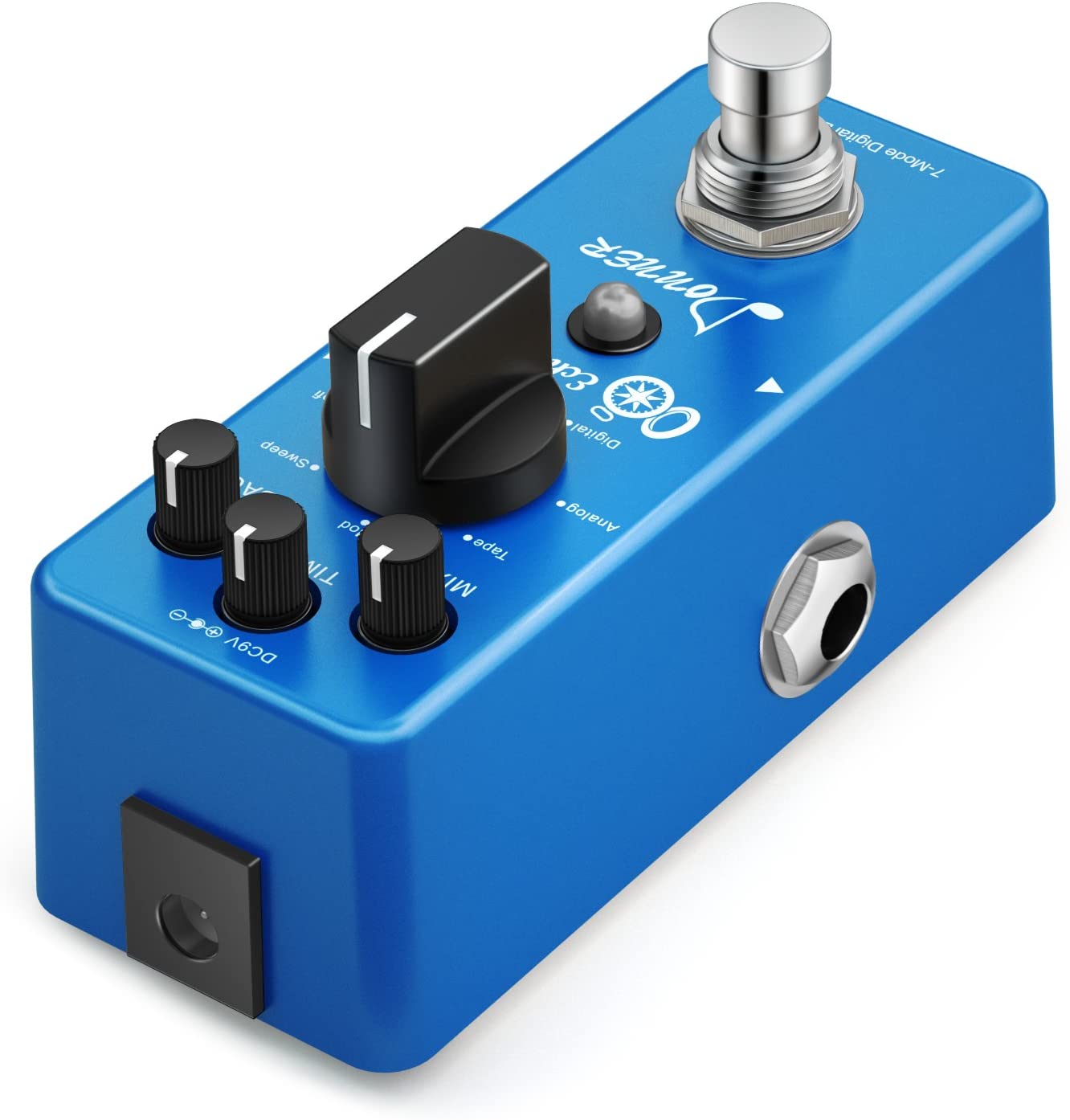 Donner Multi Digital Delay Pedal (Echo Square Guitar Effect Pedal with 7 Modes) (EC1006)