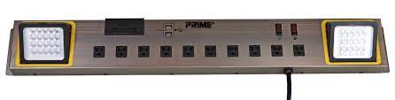PRIME 10-Outlet & 2 USB Charging Port Power Workshop Centre (CCPBLEDBRM)