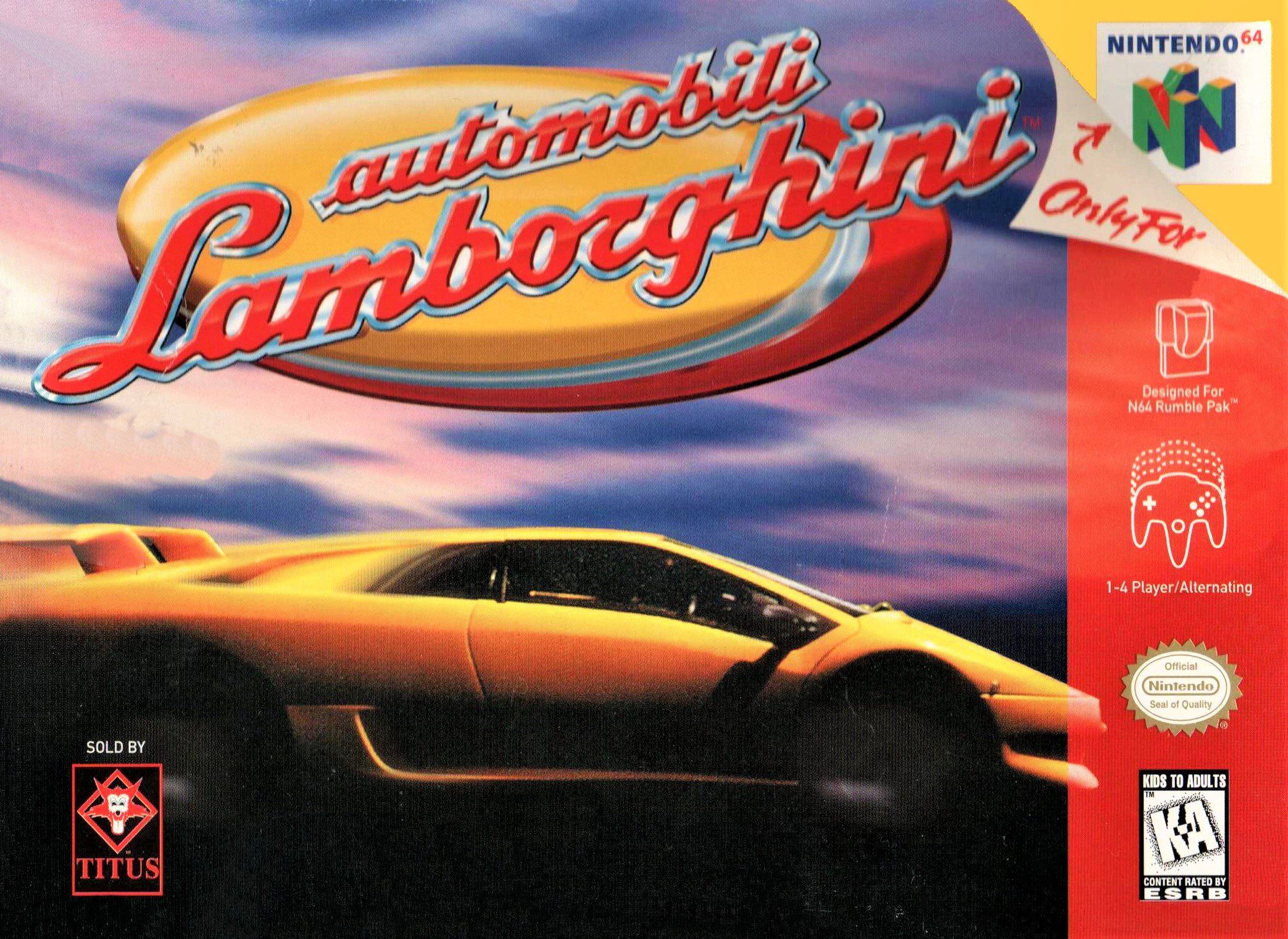 Automobili Lamborghini for Nintendo 64