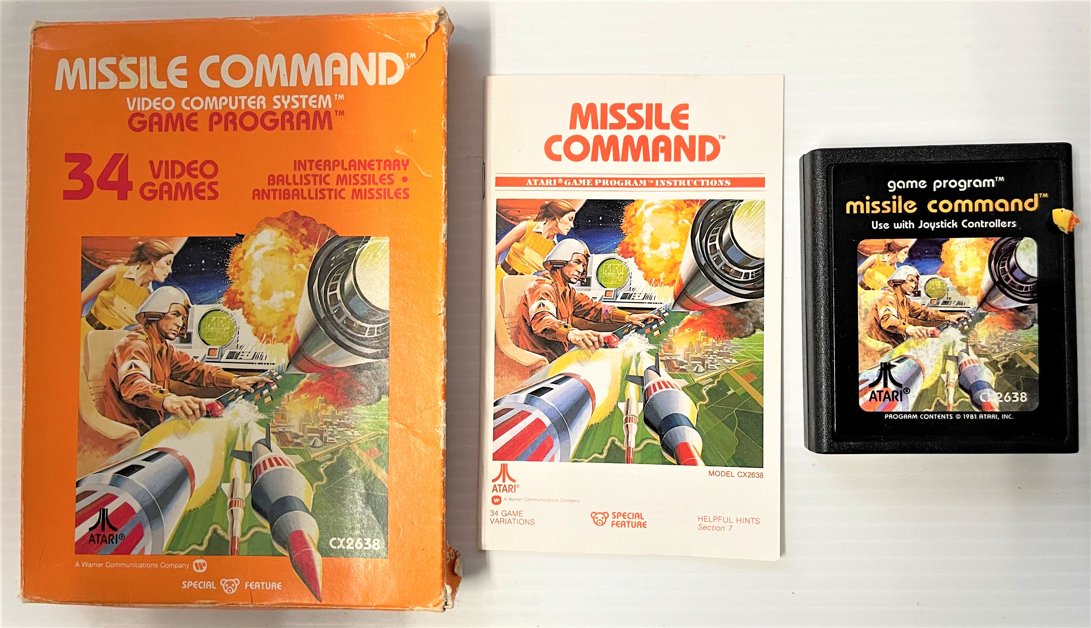 Missile Command for Atari Video Computer System (Atari VCS)/Atari 2600