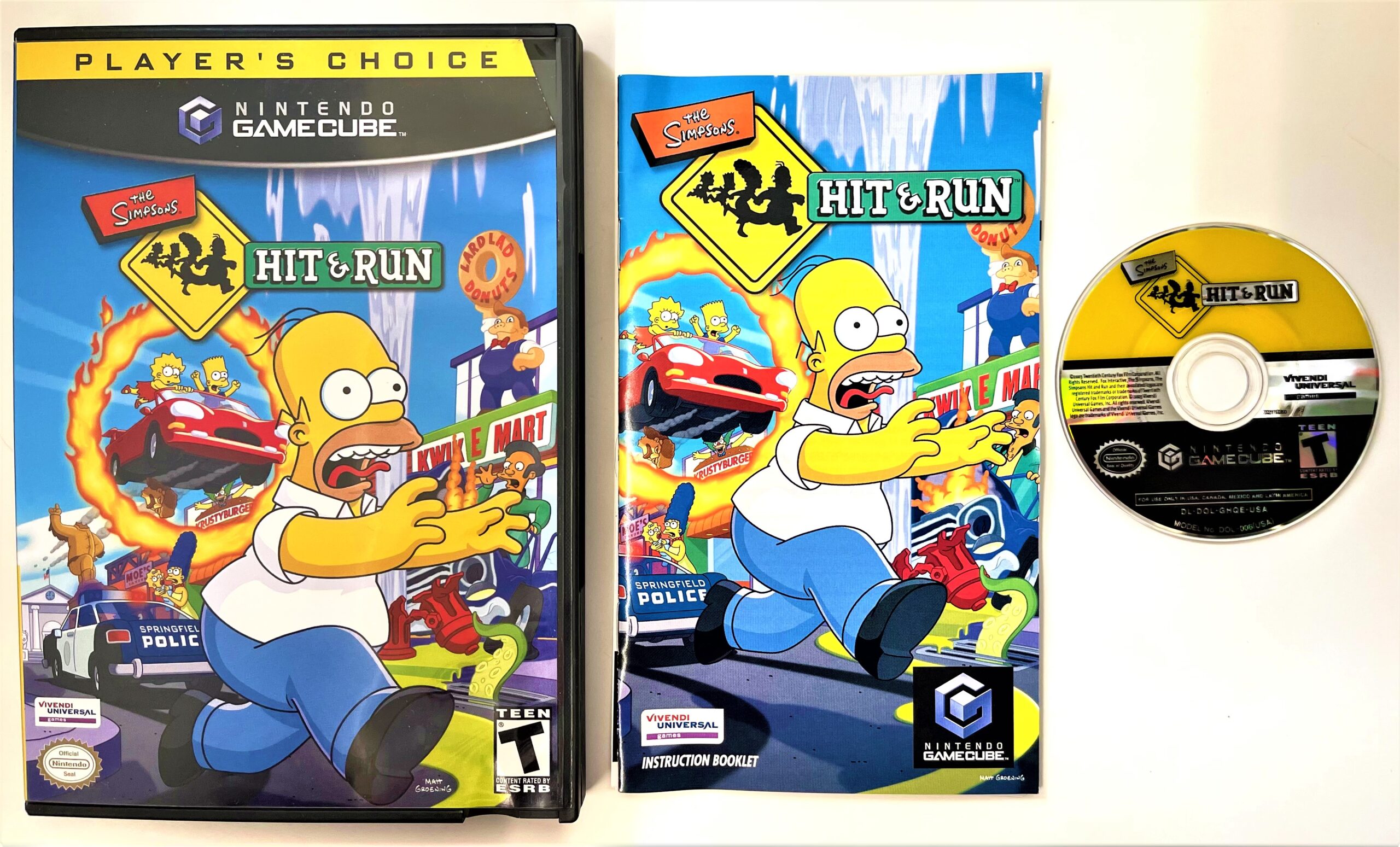The Simpsons: Hit & Run (Player's Choice) for Nintendo GameCube