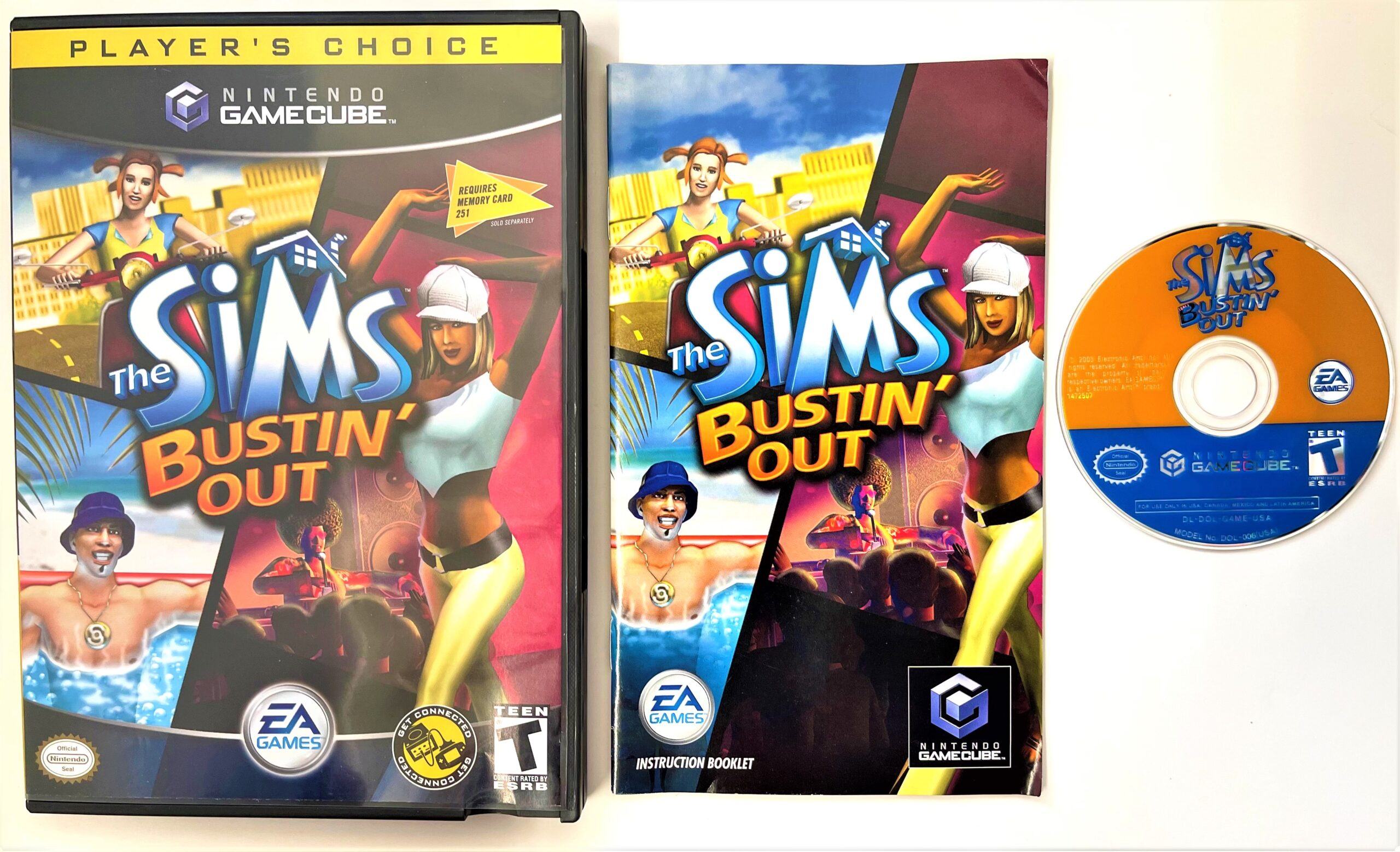 The Sims Bustin' Out (Player's Choice) for Nintendo GameCube