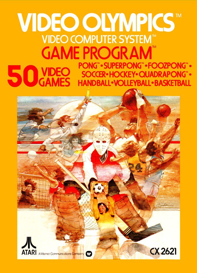 Video Olympics for Atari Video Computer System (Atari VCS)/Atari 2600