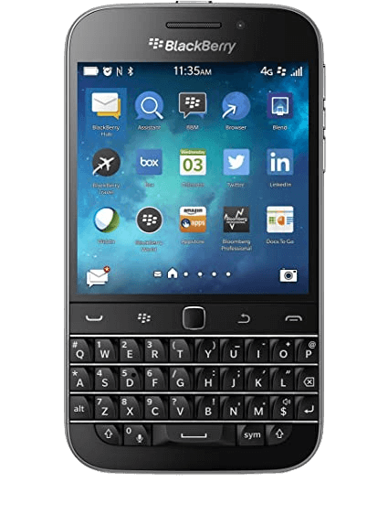 BlackBerry Classic (3.46”, 16 GB, Black, Unlocked) (SQC100-4)