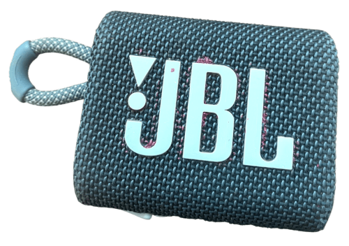 JBL Go 3 Waterproof Portable Bluetooth Speaker (Blue) (JBLGO3BLUAM)