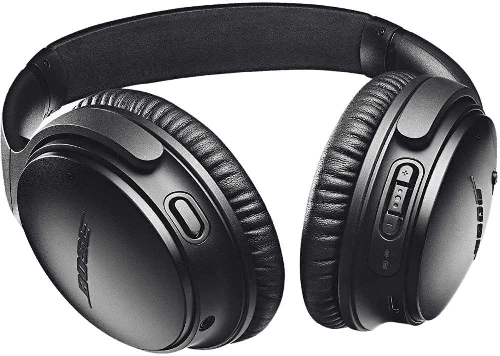 Bose QuietComfort 35 II Over-Ear Noise Cancelling Wireless Bluetooth Headphones (Black) (‎789564-0010)