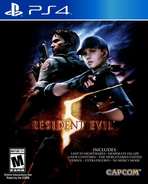 Resident Evil 5 for PS4 (Video Game)